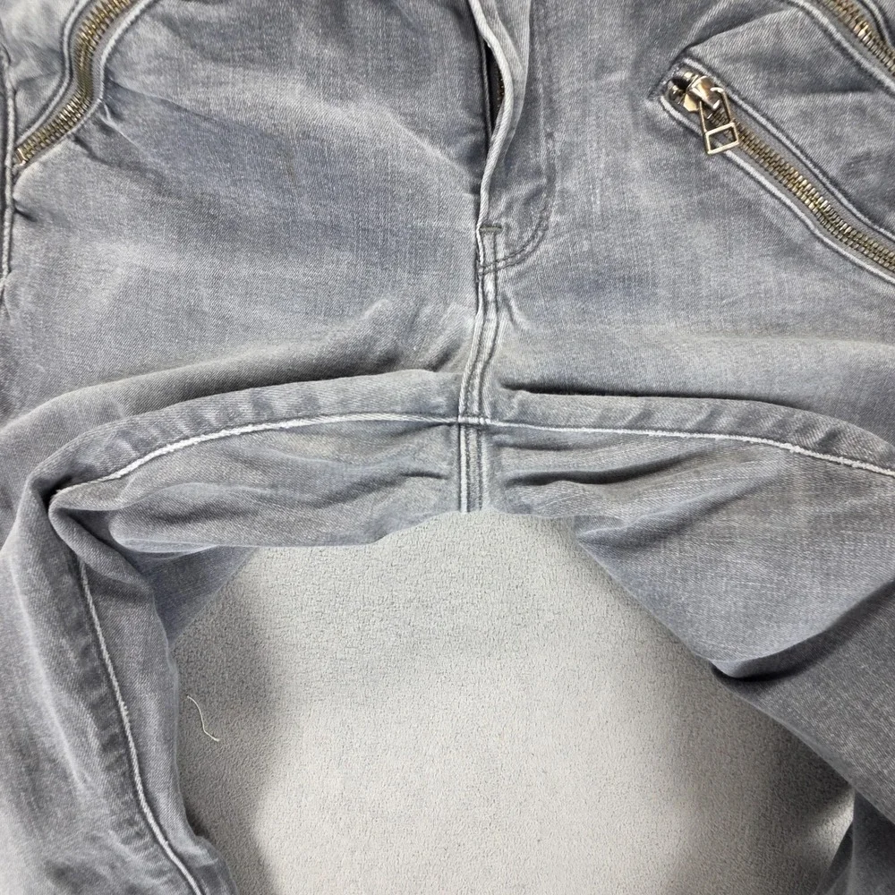 G-Star Raw Lynn Jeans Womens Gray Mid Rise Skinny Ankle Zip‎ Fits 29x28